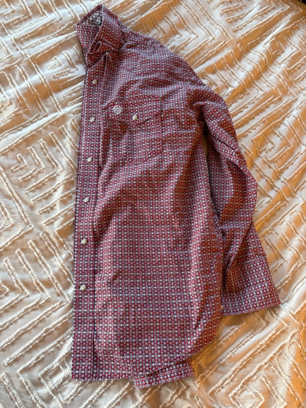 Wrangler pearl snap
